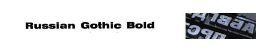Russian Gothic Bold