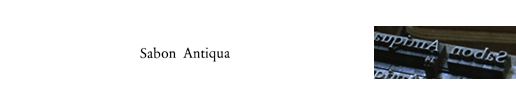 Sabon Antiqua