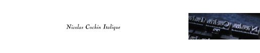 Nicolas Cochin Italique