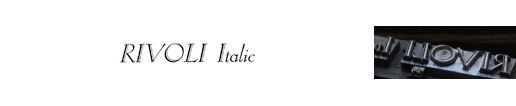 Rivoli Italic