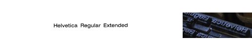 Helvetica Regular Extended