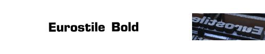 Eurostile Bold