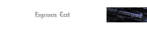 Engravers Text
