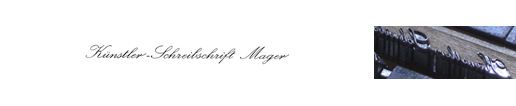 Kuenstler-Schreilschrift Mager