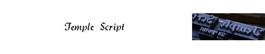 Temple Script