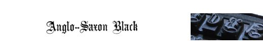 Anglo-Saxon Black