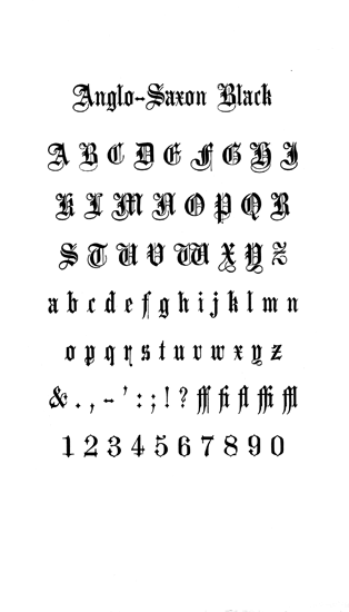 Anglo-Saxon Black