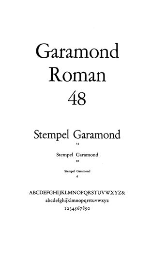 Garamond (ATF製)