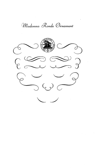 Madonna Ronde Ornament