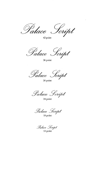 Palace Script