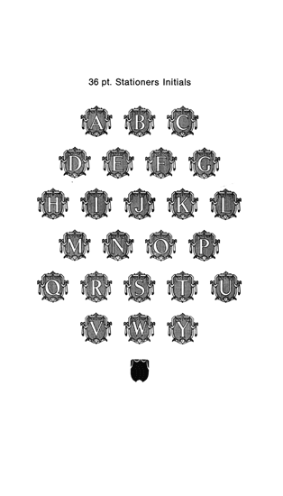 Stationers Initials