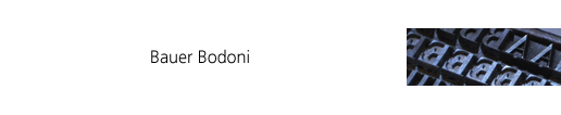 Bauer Bodoni