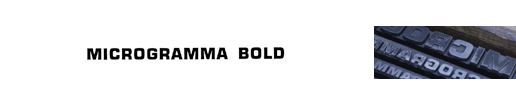 Microgramma Bold